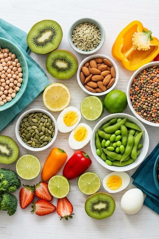Lebensmittel, die die körpereigene Kollagenproduktion unterstützen