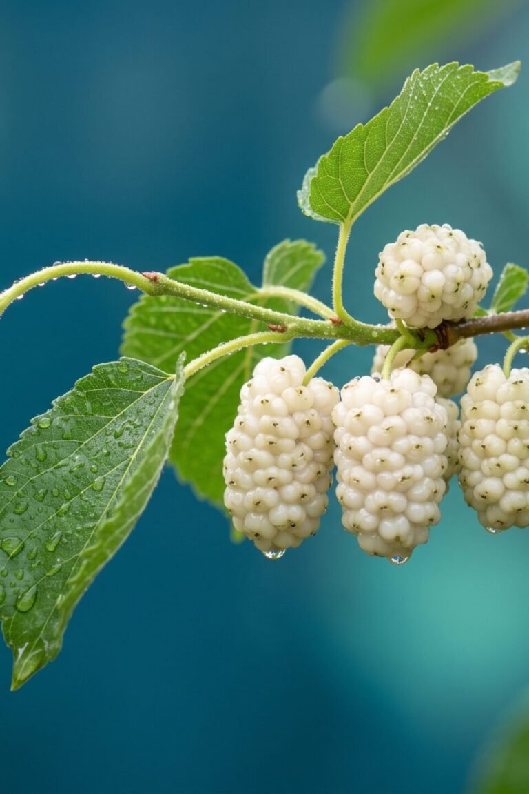 Weiße Maulbeeren und Maulbeerblätter (Morus alba) – die Quelle des Extrakts Reducose®