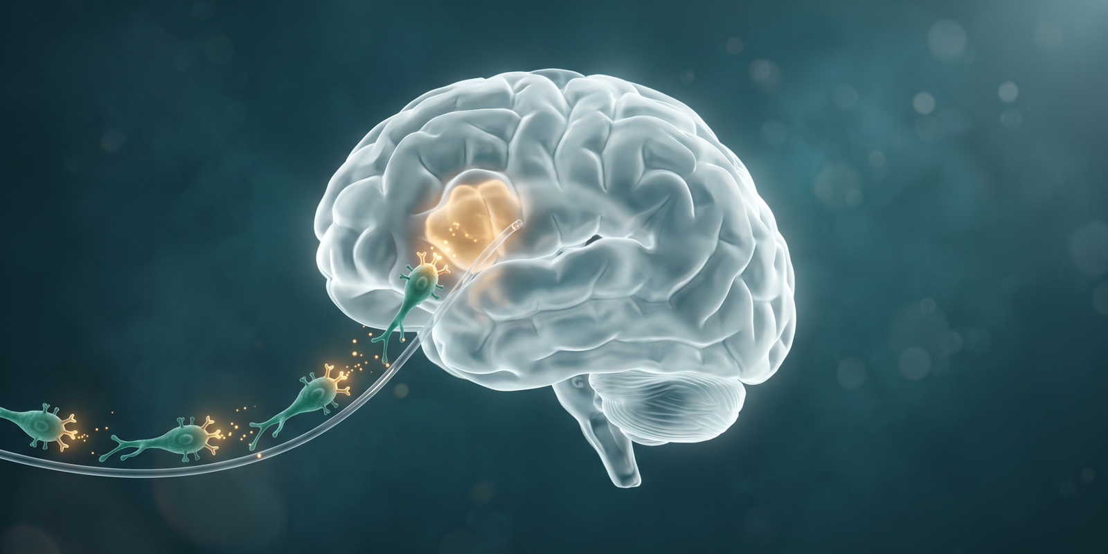 car-t-therapie-glioblastom.jpg „CAR-T-Therapie bei Glioblastom: umprogrammierte Immunzellen gelangen über einen Katheter direkt in einen Hirntumor"