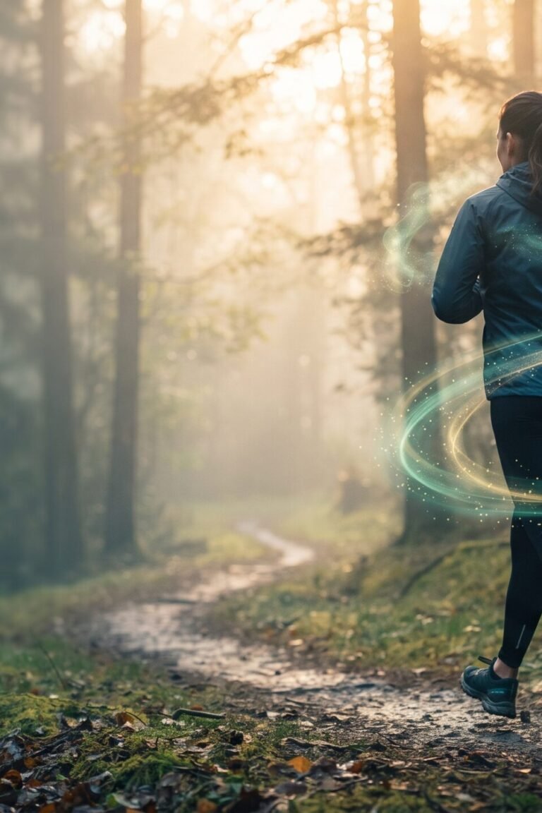 Läufer im Morgennebel – warum der Anfang beim Laufen anstrengend ist und der Körper Zeit zur Umstellung braucht