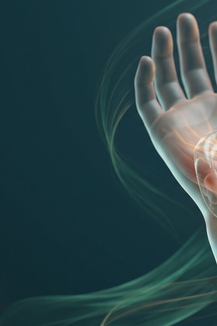 Karpaltunnelsyndrom ohne OP: Handgelenk mit Mittelnerv und Injektion unter Ultraschall